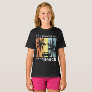 Summer Vacation Happiness is a Day at the Beach T-Shirt