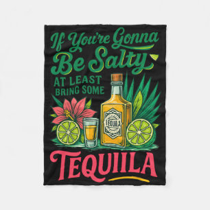 Summer Vacation Holiday Beach Tequila 1 Fleece Blanket