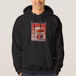 Summer Vacation In California Usa At Hermosa Beach Hoodie