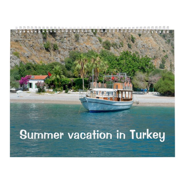 Summer vacation in Turkey Calendar (Cover)