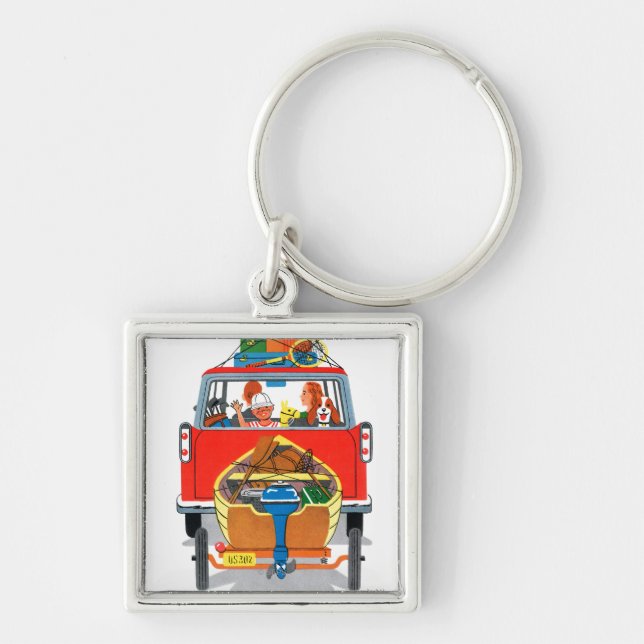Summer Vacation Key Ring (Front)