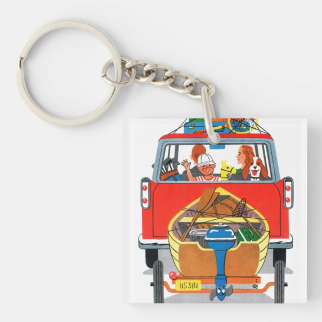 Summer Vacation Key Ring (Front)
