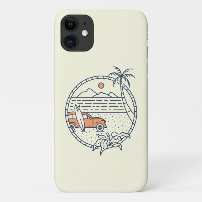 Summer Vacation on the Beach 2 Case-Mate iPhone Case (Back)
