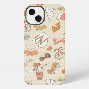 Summer Vacation Pattern iPhone 13 Case