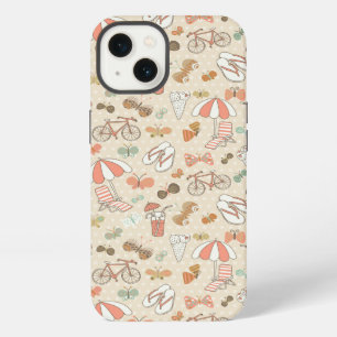 Summer Vacation Pattern iPhone 13 Case