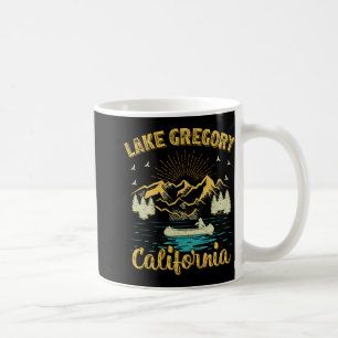 Summer Vacation Retro Mountain California Gregory Coffee Mug