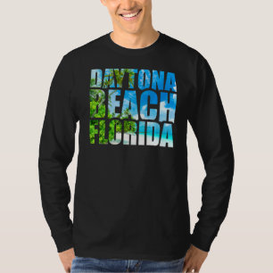 Summer Vacation Retro Sunset Florida Daytona Beach T-Shirt