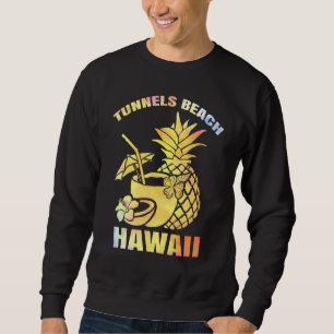 Summer Vacation Retro Sunset Hawaii Tunnels Beach Sweatshirt