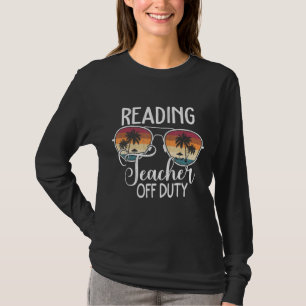 Summer Vacation School End Of Year Reading Teacher T-Shirt