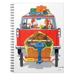 Summer Vacation Spiral Notebook