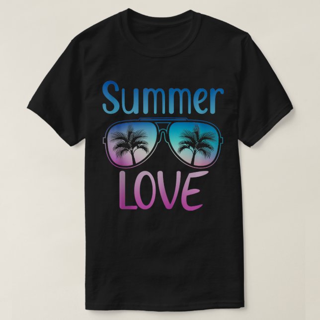Summer Vacation Summer Love  T-Shirt (Design Front)