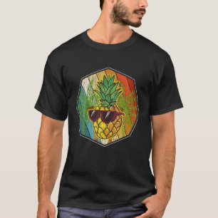 Summer Vacation Sunglasses Cool Pineapple Tropical T-Shirt