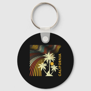 Summer Vacation, Sunshine, Surfing California Key Ring