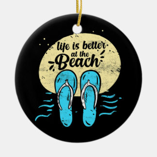 Summer Vacation Swimming Life Is Better At The Ceramic Tree Decoration