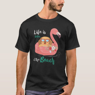 Summer Vacation T Beach Better Summer Vacation Dog T-Shirt