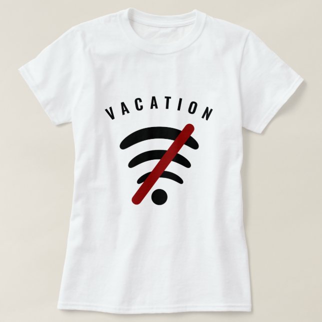 Summer Vacation T-Shirt - Customisable (Design Front)
