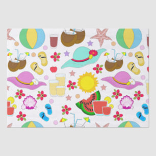 Summer Vacation Tissue Paper