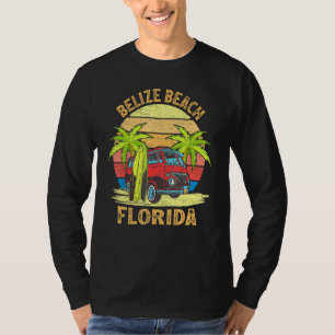 Summer Vacation Vintage Florida Belise Beach T-Shirt