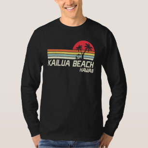 Summer Vacation Vintage Hawaii Kailua Beach T-Shirt