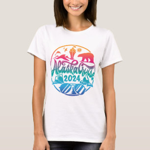 summer vacation women T-shirts Alaska cruise ship