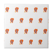 Summer variety petals ceramic tile