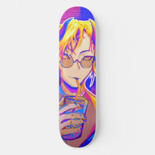 Summer vibe Anime Skateboard