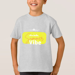 Summer Vibe cute grey boy T-Shirt
