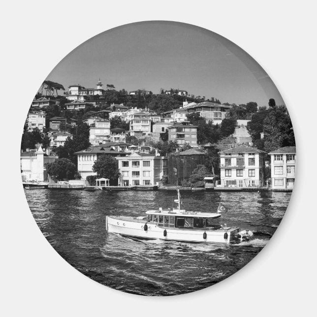 Summer  vibe in Bosphorus in Istanbul Magnet (Front)