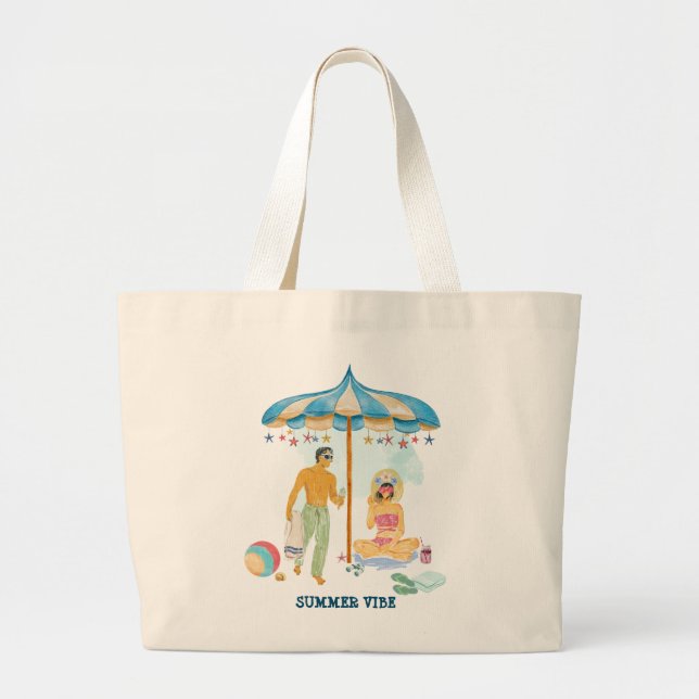 SUMMER VIBE TOTE BAG (Front)