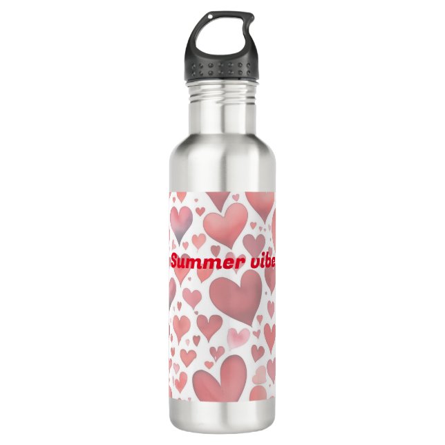 Summer vibes 710 ml water bottle (Front)