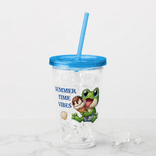 Summer Vibes Acrylic Tumbler