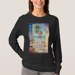 Summer Vibes Anime Beach Scene – Character Art T-Shirt
