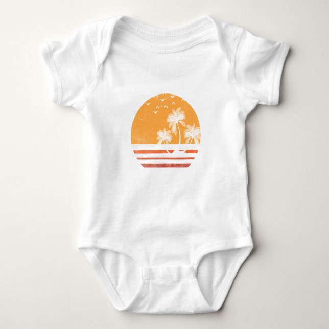 Summer Vibes Baby Bodysuit (Front)