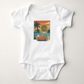 summer vibes baby bodysuit