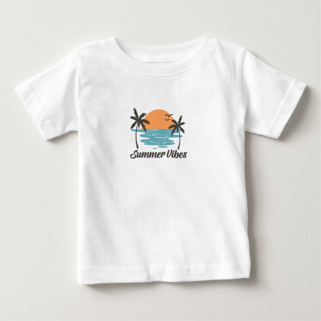 summer vibes baby T-Shirt (Front)