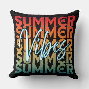 SUMMER VIBES BEACH FAMILY VACATION CUSHION