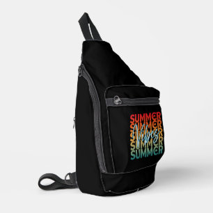 SUMMER VIBES BEACH FAMILY VACATION SLING BAG