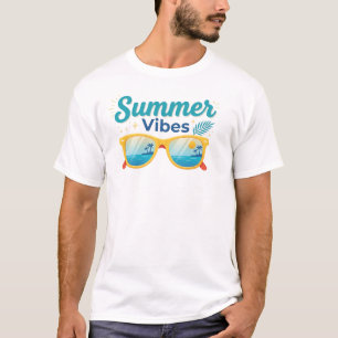 Summer Vibes, Beach Sunglasses T-Shirt