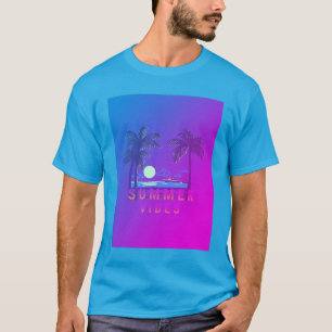 Summer Vibes Beach Sunset T-Shirt