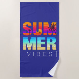 Summer Vibes Beach Towel