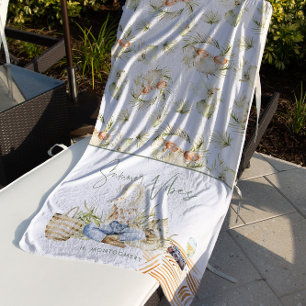 Summer Vibes   Boho Bachelorette Weekend Beach Towel