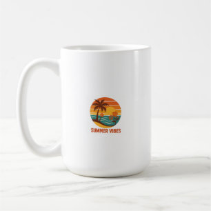 Summer Vibes – Bright, Tropical, and Fun Design Coffee Mug