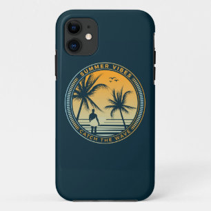 Summer Vibes Catch The Wave Surfing Case-Mate iPhone Case
