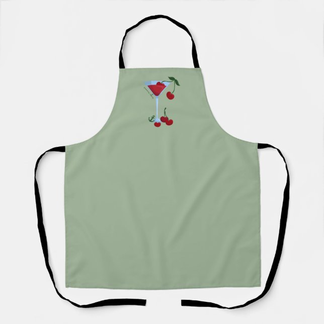   Summer Vibes Cherry Apron (Front)