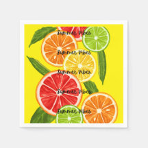 Summer Vibes Citrus Design, Colourful Fruit Graphi