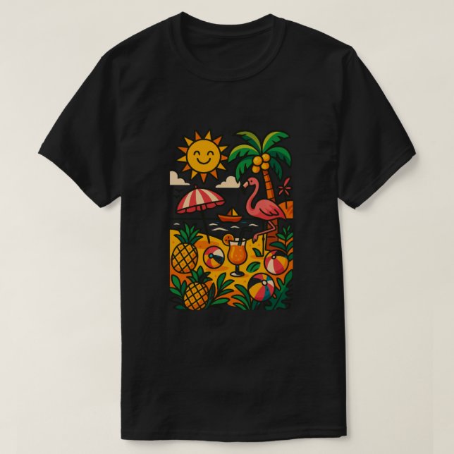 summer vibes classic t-shirt  (Design Front)