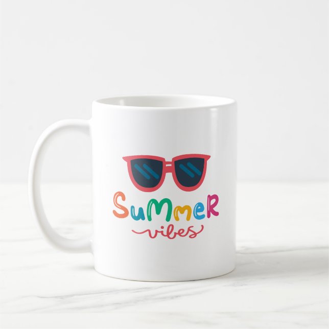 Summer Vibes Coffee Mug (Left)