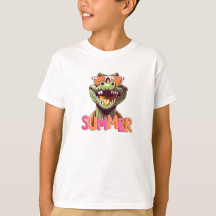 Summer Vibes Crocodile T-Shirt