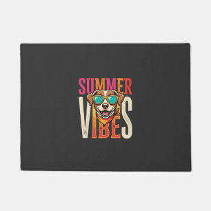 Summer Vibes Dog Sunglasses Doormat