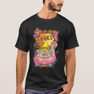 Summer Vibes Flamingo Beach Sunglasses Summer Vaca T-Shirt